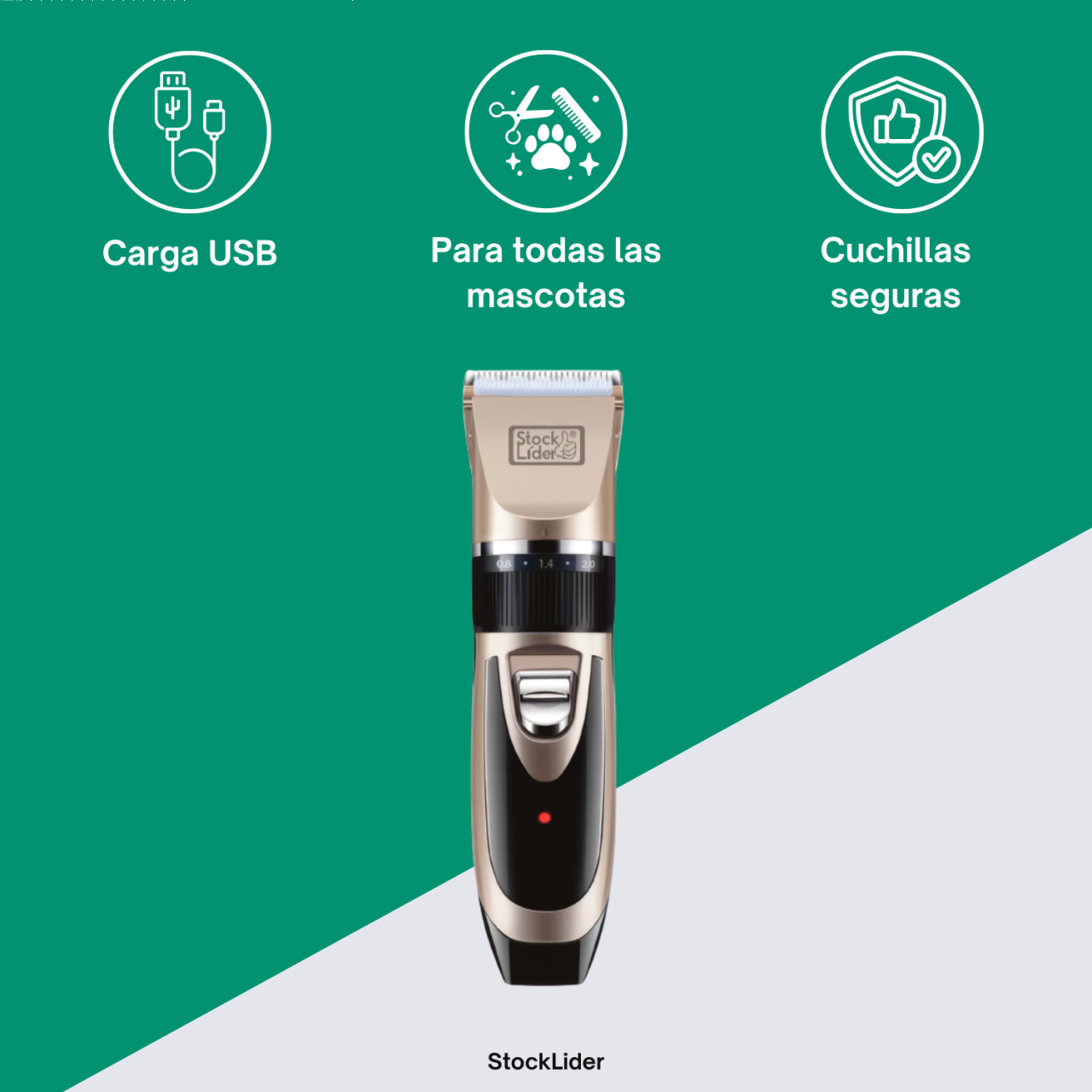 Máquina cortapelo mascotas