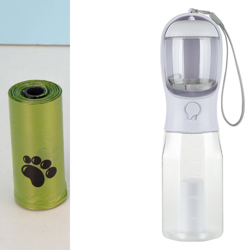 Dispensador de agua y pienso