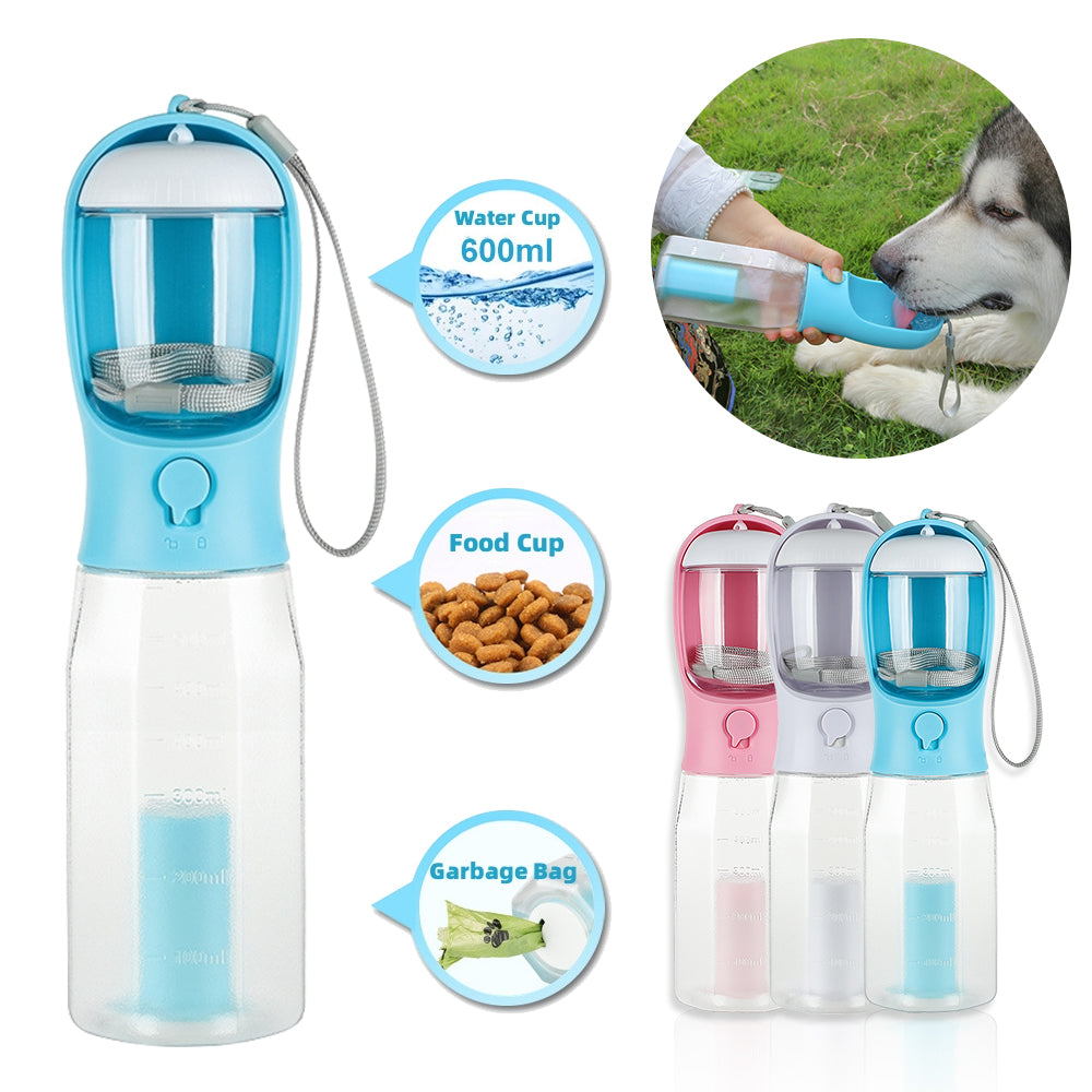 Dispensador de agua y pienso