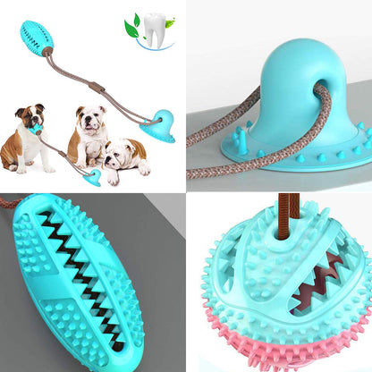 Juguetes para perros con ventosa de silicona