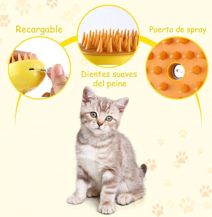 Pack para Mascotas: Bebedero Portátil + Cepillo de Vapor de Regalo 🎁